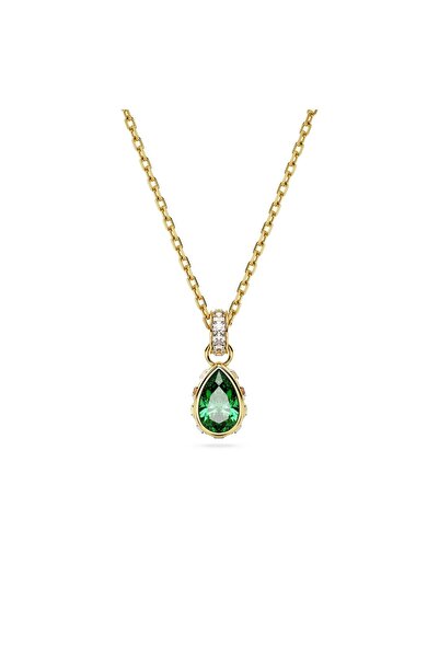 Swarovski 5648751 Kolye Stilla:Pend Pear Gre/Gos