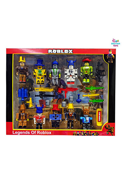 Brother Toys Toy Roblox Figures Total 24 Pieces Large Size 10 Character Figure Set