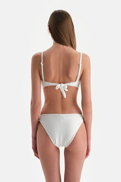 Dagi Beyaz Straplez Bikini Üst