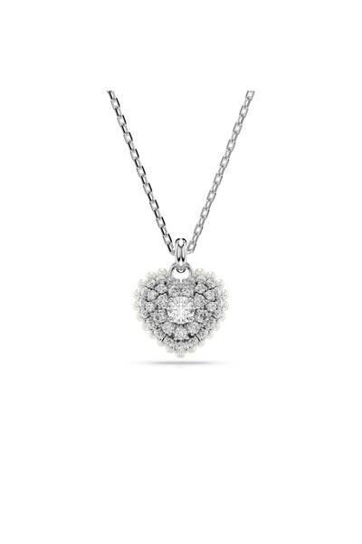 Swarovski 5684386 Swarovski Kolye Hyperbola:Pend Hrt Whıte/Rhs