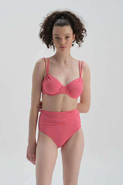 Dagi Somon Toparlayıcı Yüksek Bel Bikini Alt