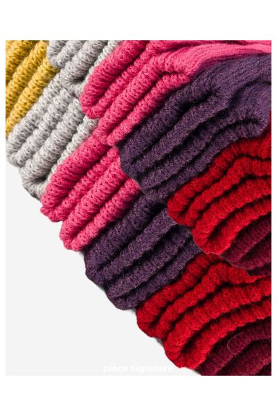 PIECE SIGNATURE Fashion, Winter Autumn Knitted Gloves, Warm Fingerless Gloves (for Outdoor Sports Activities)