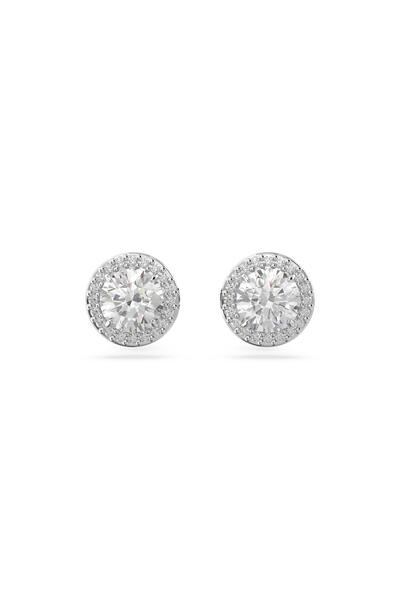 Swarovski 5636269 Küpe Constella:Pe Stud Pave Whıte/Rhs
