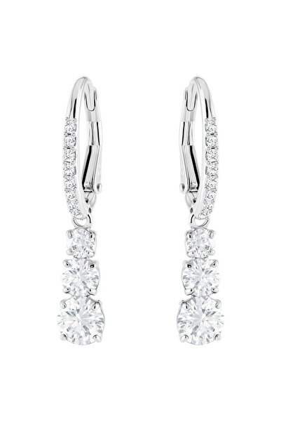 Swarovski 5416155 Earrings Attract Trilogy:Pe Rnd Czwh/Rhs