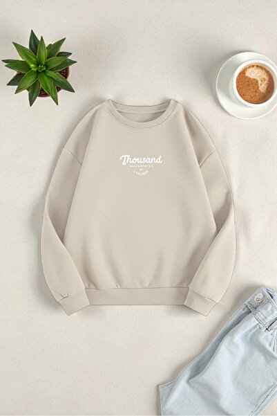 uyguntarz Φούτερ Unisex Thousand Printed Oversize