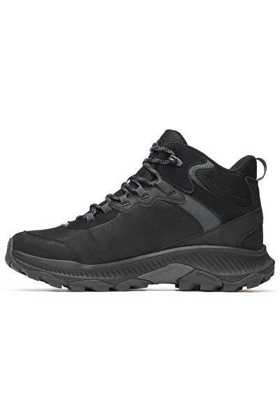 Merrell Speed Strike 2 LTR Mid Wp Waterproof J038071 Hakiki Deri Erkek Bot SİYAH