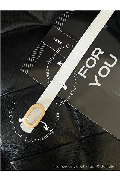 Fiori Oval Cut Buckle Women's Pants, Jackets and Shirts Belt