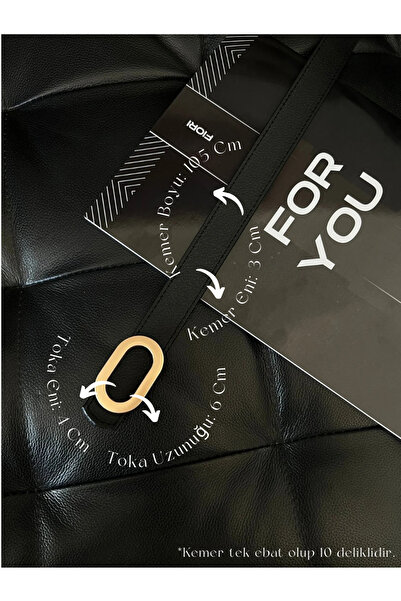 Fiori Oval Tokalı Kadın Pantolon Kemeri, Ceket Kemeri, Gömlek Kemeri, Elbise ...