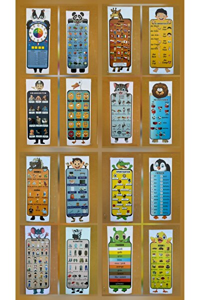 EĞLENCELİ SINIF لافتات ألمانية 20 قطعة