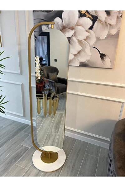 Valda 360 Dönebilen ayaklı boy aynası ve askılık