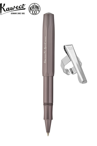 Kaweco WizDesign 10000715 AL SPORT ROLLER KOYU GRİ + KLİPS