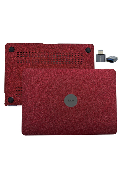 Mcstorey Macbook Air M1 Kılıf 13.3 inç Simli Sert Kapak Koruyucu A2337 A2179 A1932 Ile Uyumlu (2018-2020)