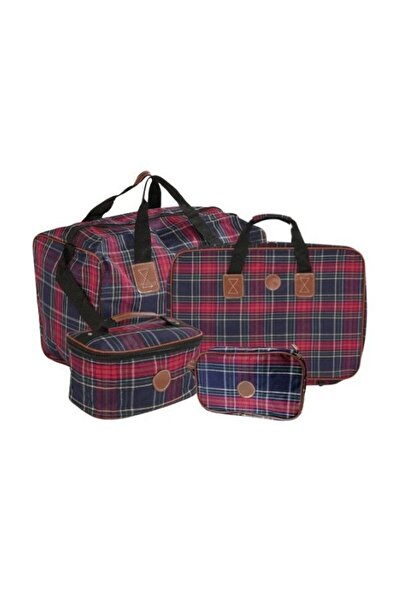 Leva Mağazacılık Forbest Leva Seyahat Çantası 4 Parça Su Sıvı Geçirmez Bavul Valiz Çanta Seti