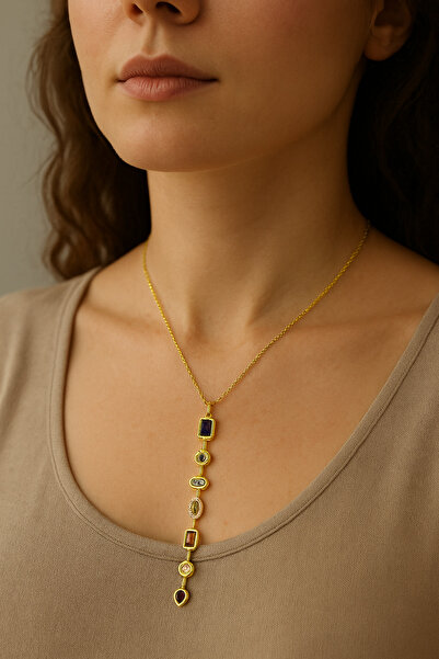 shop الفولاذ لا يسبب اسوداد الاتجاه ميليس جورال تصميم حجر Y قلادة