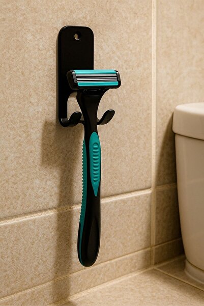 VENON 1 τεμ. Ανοξείδωτη μεταλλική βάση περμανάντικης βάσης με ισχυρή κόλλα για οργάνωση μπάνιου Βάση ξυραφιού Κρεμάστρα μπάνιου