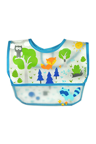 iplay 6-18ay, Su Geçirmez Eva Kumaş Cırtlı Bebek Mama Önlüğü, Önlük