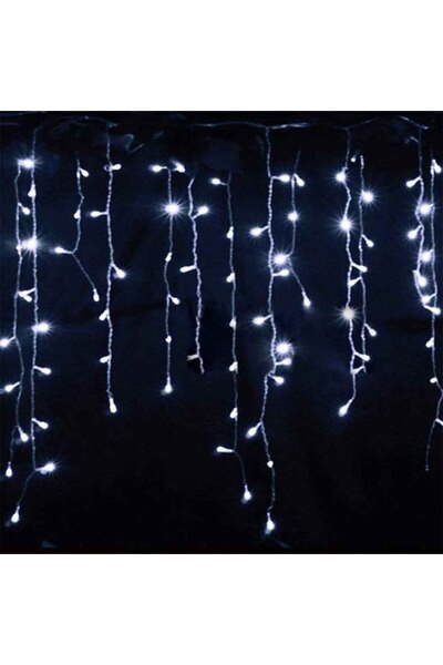 Lightwell PACHET 2X Instalatie Franjuri 12 Metri, 2 x 300 Becuri LED ALB