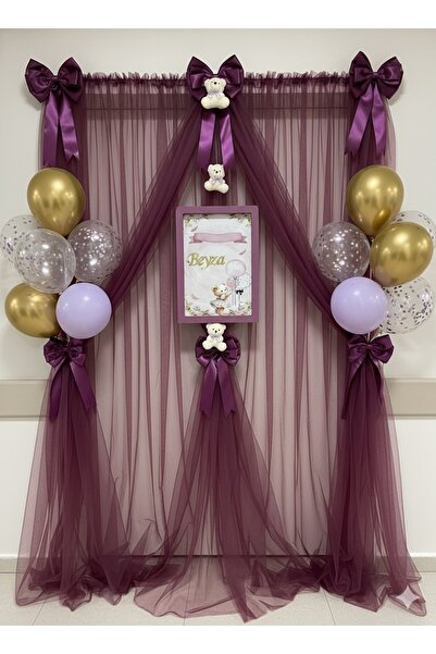 Neşeli Atölyem Kare Bebek kapı süsü Hastane odası kapı süsü