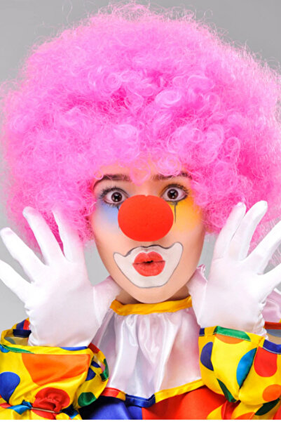 Samur مجموعة شعر مستعار أفرو مكافئ مجعد باللون الوردي من الشعر المستعار والأن...