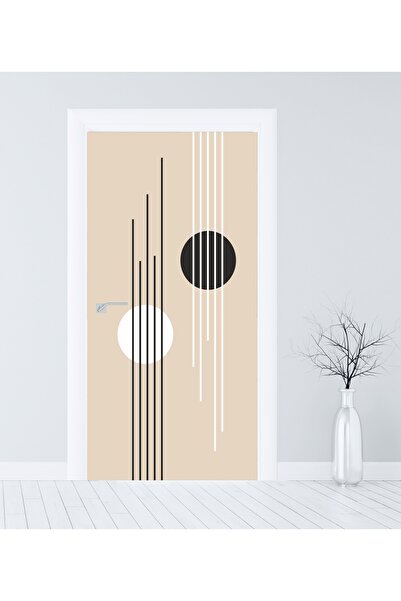 RENKLİ HOBBY Kapı Kaplama Folyosu - Kapı Sticker Giydirme - Kendinden Yapışkanlı