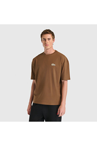 New Balance MNT3518 Kahverengi Erkek Tişört