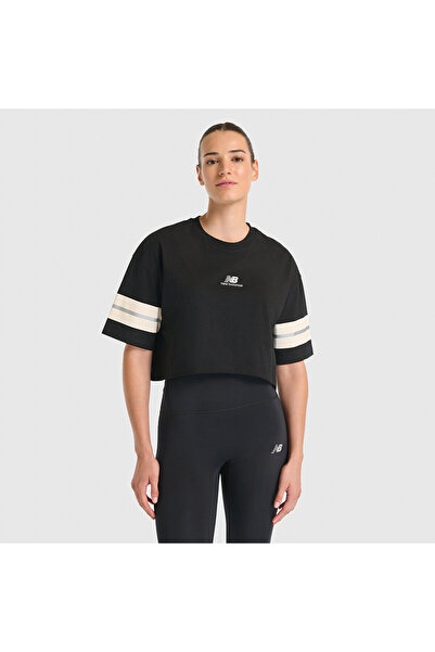 New Balance WNT3516 Siyah Kadın Tişört