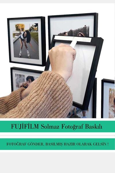 Baskıkafası 1 Piece 20X20 cm Wall Sticking Plug-In Black Frame (Send Photo, Let It Happen)