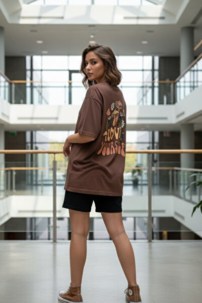 UNCİA OUTDOORS Μαλκοτσόμπεϊ μπλουζάκι με στάμπα  "αγάπα τον εαυτό σου "