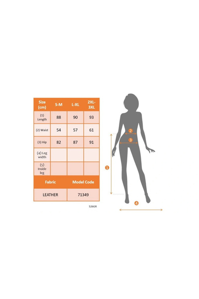 ALPACO Women's Belted Long Leather Skirt