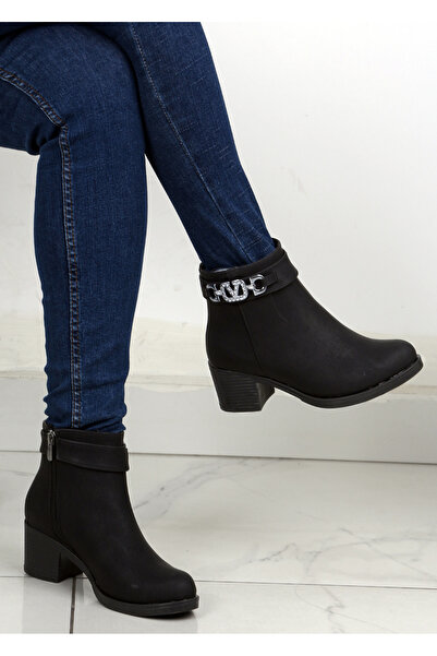 ASL SHOES STORE Women's Waterproof Non-Slip Sole Orthopedic Black Boots