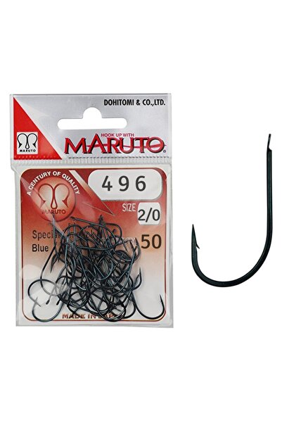 MARUTO 496 Tekli İğne Mavi #2/0 (50 adet)