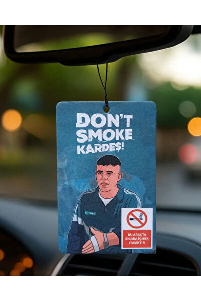 Aura Master Sıfır Bir Cio Don't Smoke Tasarımlı Dekoratif Oto, Ev Kokusu Ve A...