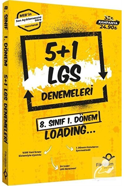 Fikribilim Yayınları 5+1 1. Dönem LGS Denemeler