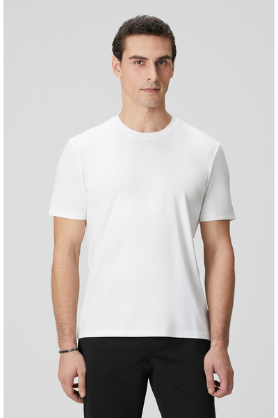 Network Kırık Beyaz Basic T-shirt