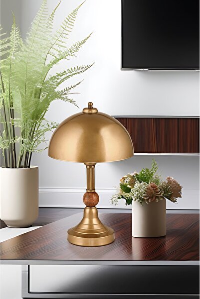 DEDE Wooden Detailed Piedra Antique Lampshade