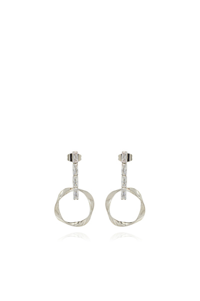 Network Silver Gümüş Rengi Kadın Küpe