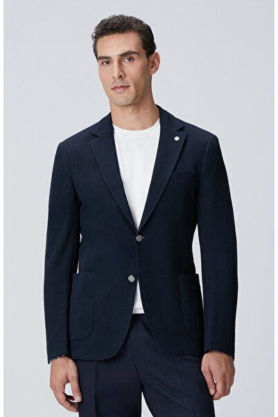 Network Lacivert Blazer Ceket