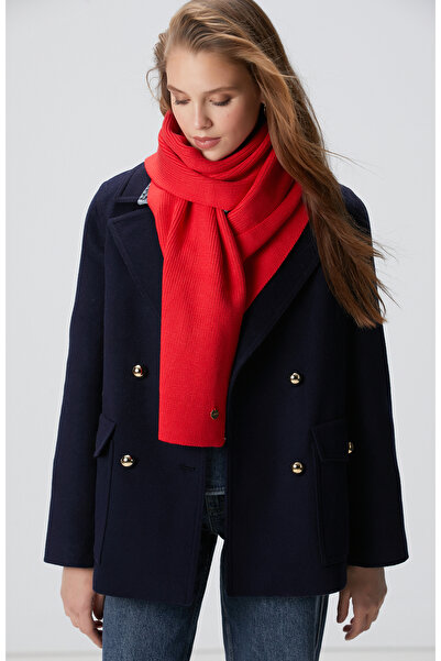 Network Kırmızı Kadın Atkı