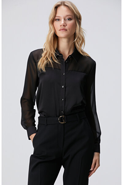 Network Siyah Gömlek