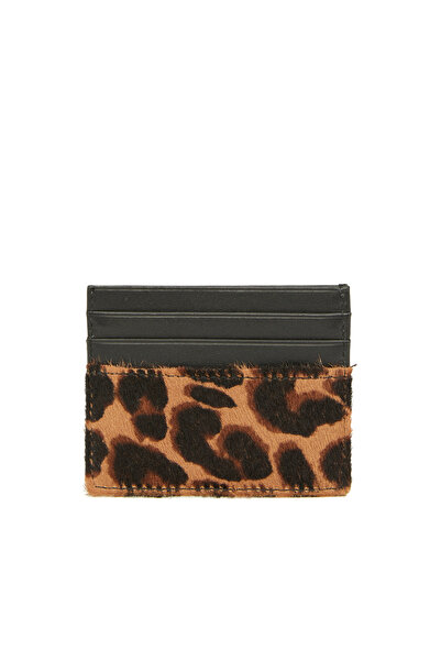 Network Siyah Kadın Deri Kartlık