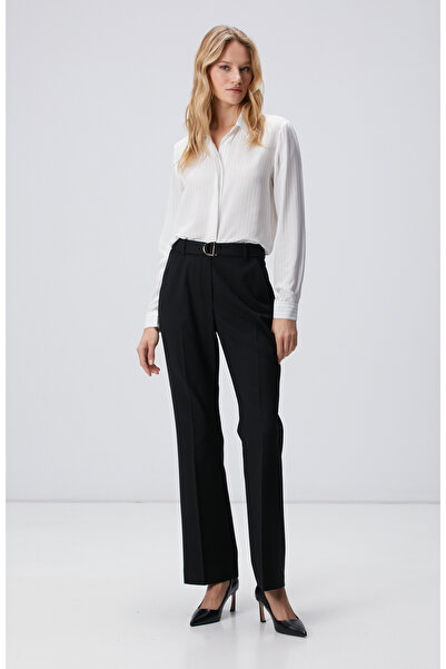 Network Kırık Beyaz Viskon Gömlek