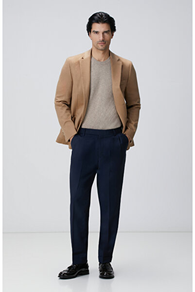Network Lacivert Keten Karışımlı Pantolon