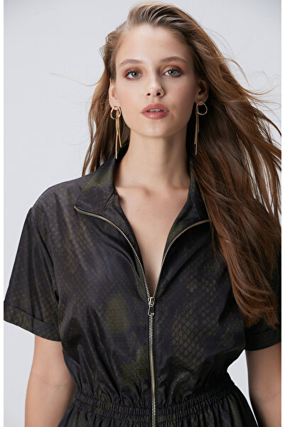 Network Gold Altın Rengi Kadın Küpe