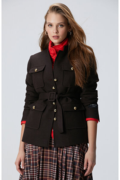 Network Acı Kahve Yün Karışımlı Ceket