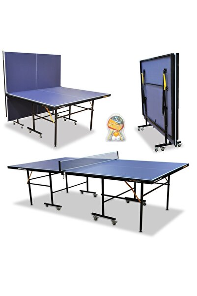 Dynamic Delux Lite Indoor Masa Tenisi Masası - 16mm 2 Raket 3 Top Ağdemir Set Hediye
