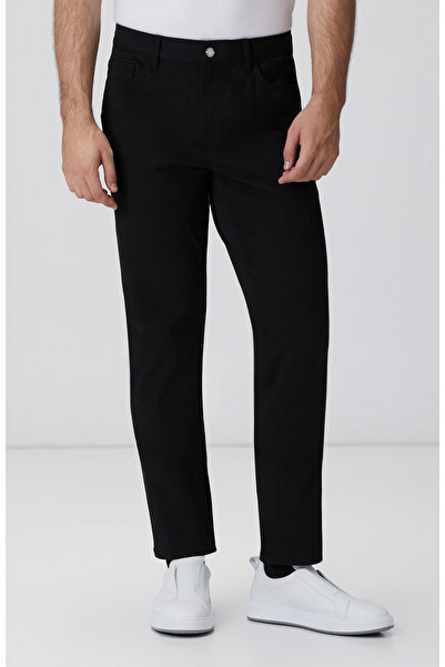 Network Siyah Casual Pantolon