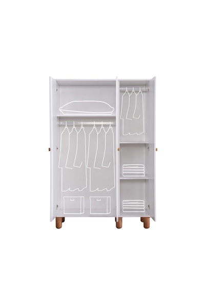 teknikgenç odası BOHEM 3 KAPAKLI GENÇ ODASI TAKIMI