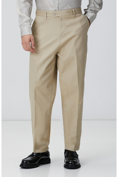 Network Bej Casual Chino Pantolon