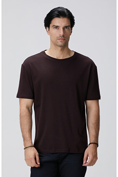 Network Bordo Yün T-shirt