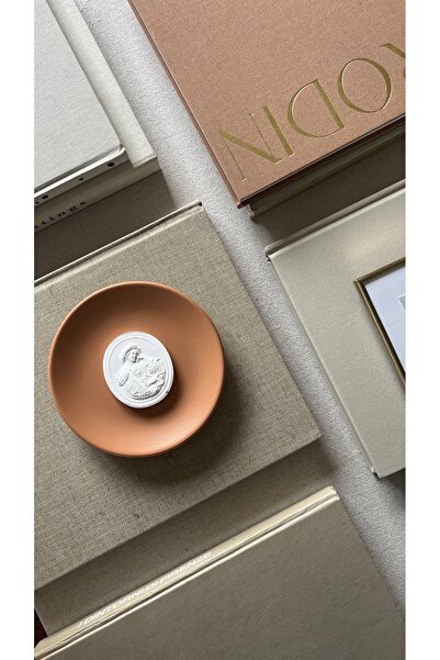 HOME DEKORİSTA Decorative Plate, Decorative Object, Brick Color Plate, Brick ...